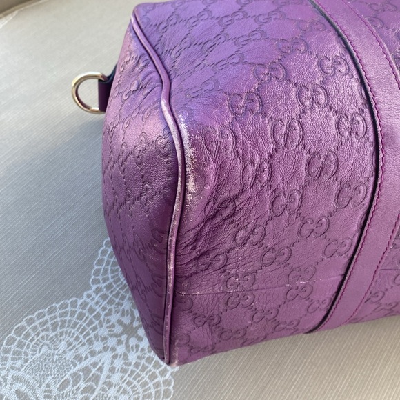 Gucci purple leather speedy. - Picture 9 of 16